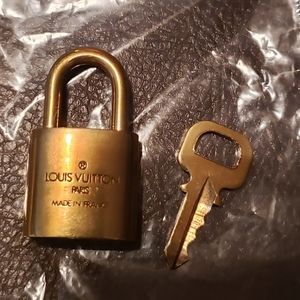 Authentic Louis Vuitton Lock and Key